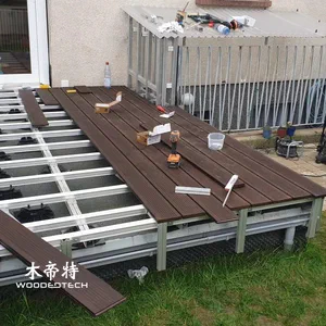 WPC-Decking-Oberflächenbehandlung verbessert Aussehen Textur und langfristige Outdoor-Performance