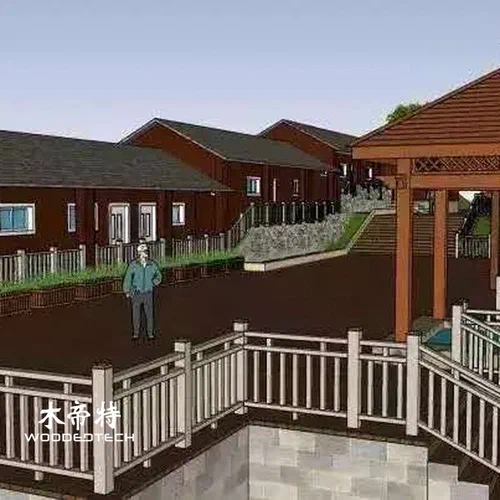 La decking composito di lunghezze di 3,6 m supporta l'installazione efficiente per grandi progetti di decking all'aperto