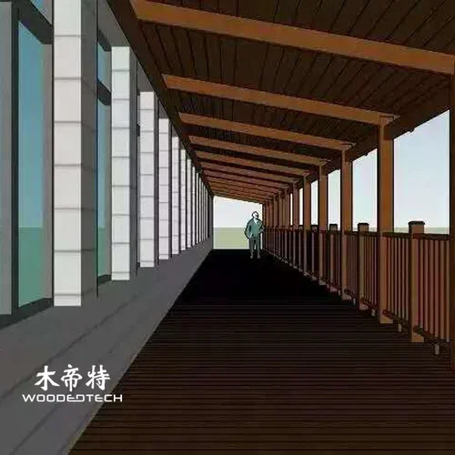 Il confronto composito del mazzo o del legno aiuta i clienti a scegliere il materiale di pavimentazione esterno giusto per i loro progetti