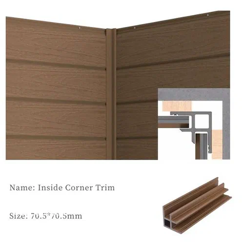Castellation WPC Cladding fornisce una decorazione unica della parete esterno con il design moderno della texture
