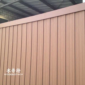 ضد UV WPC پوشش دیوار بیرونی برای حفاظت از نمای طولانی مدت