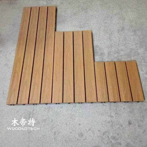 Piastrelle di decking composito a buon mercato 600x600 per il patio fai-da-te conveniente