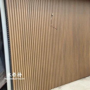 Panel WPC decorativo 3D: Moderno interior arquitectónico y revestimiento de pared exterior