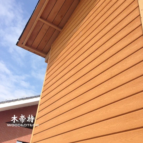 Interlocking Interior & Exterior wpc sulco painel de painel