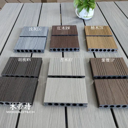 Premium WPC Decking Farben: Lebendige und UV-belastbare Optionen