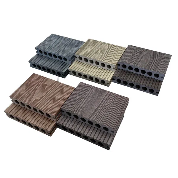 3D14025-2-SW الأرضيات الرمادية الداكنة للماء التي تبدو وكأنها ميزات الخشب ثقوب مستديرة دعم قوي الحبوب الخشبية واضحة وتأثيرات 3D جميلة
