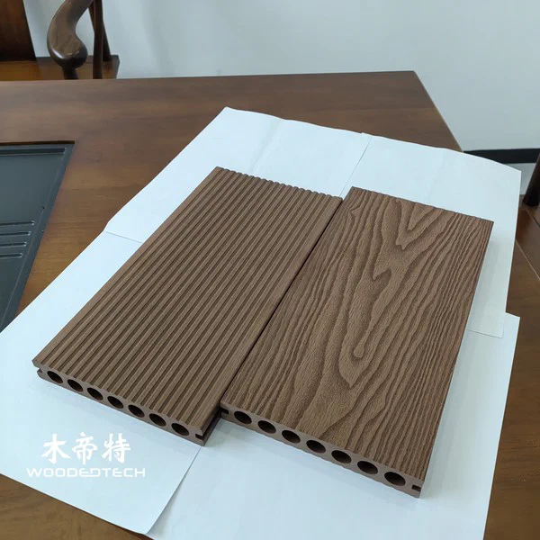 3D15023 First Generation 3D Embossed Composite Deck Boards With Stable Quality And High Performance For Premium Outdoor Projects