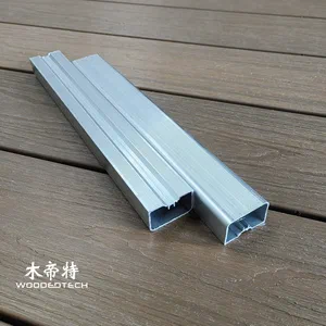 Aluminum Alloy 40x25 WPC Decking Joist Provides Reliable Outdoor Support Without Fear of Harsh Weather Conditions