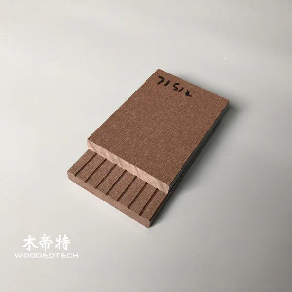 B7112 WPC Panel Design Exterior Boards Offer Stocked Fence Strips for Outdoor Decoration and Edge Finishing