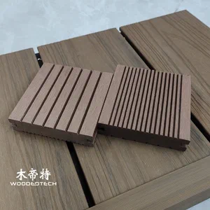 Compact Solid Outdoor WPC Flooring D10023S - Mini Width & Easy Installation