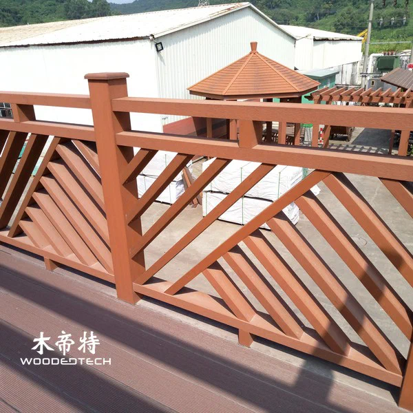 Customizable 8 ft Composite Deck Railing in Various Sizes