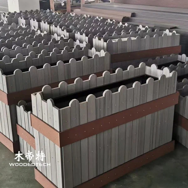 Customizable Shape and Size Options for Composite Wood Deck Box