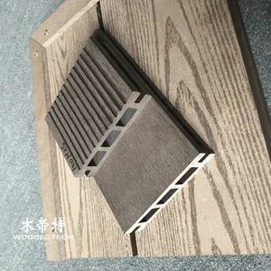 D10023 wpc decking panel with 10 centimeter narrow width design offers flexible options for outdoor flooring projects