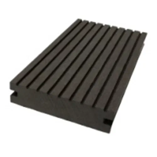D10025S plastic wood look decking offers a narrow width solid design for versatile outdoor applications