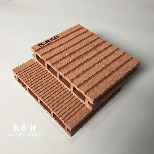 D14025-3 cheapest composite decking with classic redwood color provides reliable outdoor flooring performance proven over time