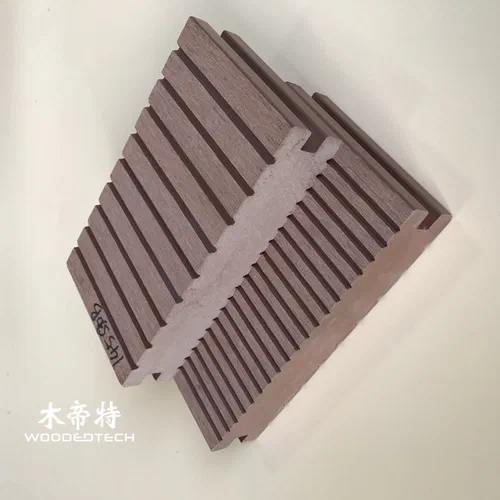 D14530-2S composite decking board delivers a classic solid outdoor flooring choice for long lasting projects