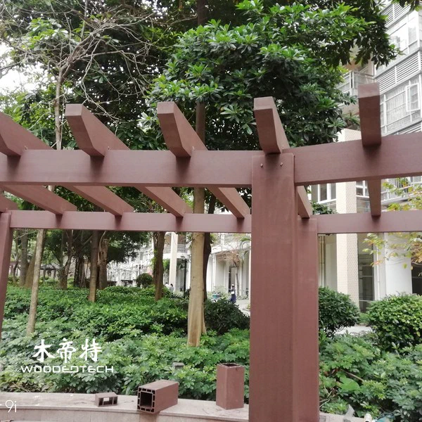 Durable Wood Polymer Pergola with Well-Engineered Structural Design