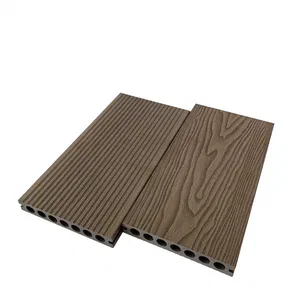 Embossed Decking 3D15023 Red Wood Is a Popular Hot Selling Style Widely Used in Outdoor Flooring Markets