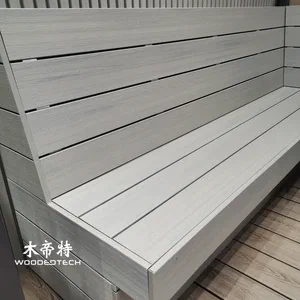 Ergonomi Komposit Deck Bangku Bench dengan Kenyamanan Superior dan Perasaan Sentuhan Hangatkan