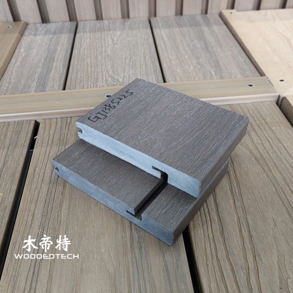 GD13822.5S Fully Capped Solid Starter Wood Polymer Composite Decking Provides a Stable Starting Structure for the First Decking Board