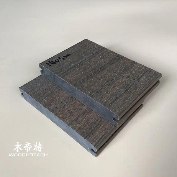 GD14020S Veranda Capped Composite Decking Board Provides Cost Effective Solid Grooved Flooring with 2cm Thickness