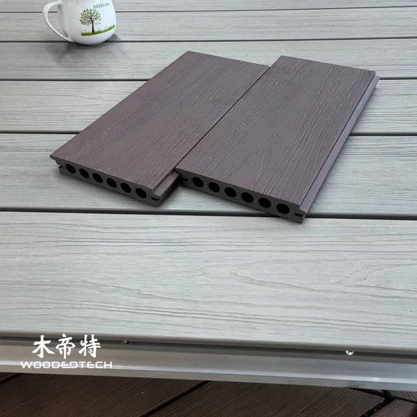GD14522.5 co extrusion decking with seamless design is ideal for outdoor projects requiring precise gap control