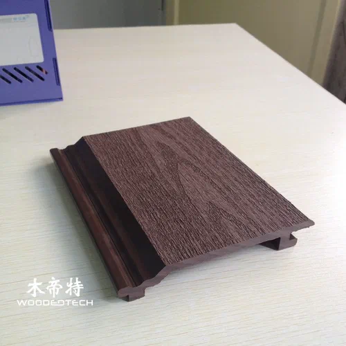 Q14520.5 wpc cladding outdoor with single layer structure provides a cost effective solution for exterior wall decoration