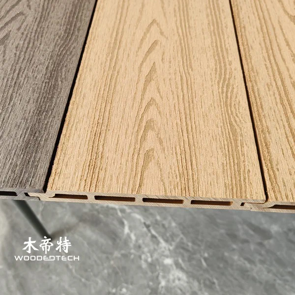 Q17618wpc wall panels exterior with G3 wood grain surface are popular outdoor WPC wall panels for modern exterior decoration