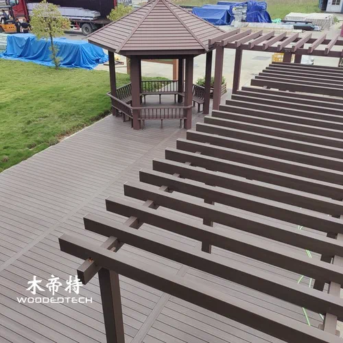 Steel-Reinforced Polymer Wood Pergola with Enhanced Structural Strength
