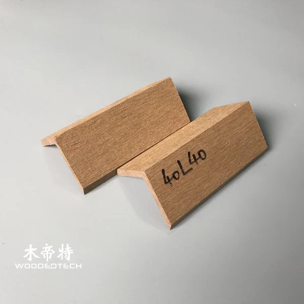 T4040 is an uncommon L shape right angle decorative edge trim used for wpc panel outdoor applications