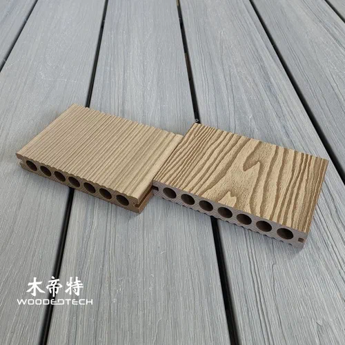 Teak WPC Decking Outdoor 3D15023 with Long-Lasting High-Definition 3D Wood Grain